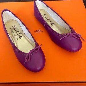FURTHER SALE🌟French Sole Henrietta Purple Flats